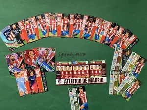Panini Adrenalyn Top Class All 24 Atlético Madrid Suarez De Paul Félix Line Up - Picture 1 of 1