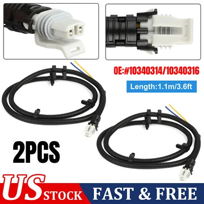 2X ABS Wheel Speed Sensor Wire Harness For Chevrolet Impala Monte Carlo Uplander - Image 1 of 4