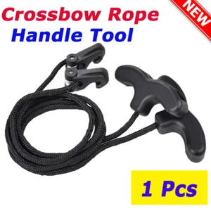 1x Crossbow Rope Cocking Device Archery Hunting Shooting Assist Handle Strings - Picture 1 of 6