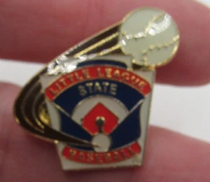 Little Leage State Baseball Lapel Pin - Picture 1 of 3