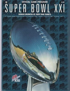 1987 SUPER BOWL PROGRAM BRONCOS VS. THE GIANTS - Picture 1 of 3