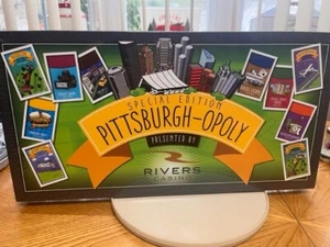 RIVERS CASINO SPECIAL EDITION PITTSBURGH-OPOLY NEW IN THE BOX - Picture 1 of 10