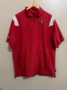 Nike NFL Tampa Bay Buccaneers Team Issue On-Field Sideline Coach Jacket Red XL - Picture 1 of 9