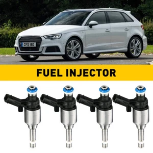 Set of 4 Fuel Injector For 2012-2016 VOLKSWAGEN CC 2.0 TSI CCTA CBFA CCZA CCZB - Picture 1 of 7