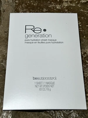 Máscara de hoja de hidratación pura regeneración BeautiControl Foto 1 de 3