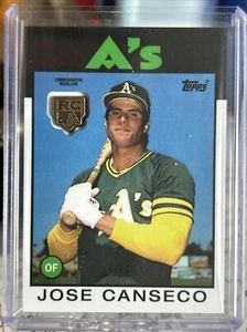 Topps 2020 - medallones con logotipo retrospectivo tarjeta de novato #RCR-CA José Canseco - Imagen 1 de 2