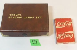 Vintage Travel & Coca-Cola Playing Cards Set - Picture 1 of 2