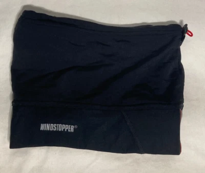 Винтажная велосипедная одежда Gore ветрозащитная пробка шейный гетр полиэстер велосипедная мужская черная OS - Изображение 1 из 4