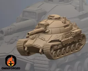 PoJP Tank Mini Veicolo Armatura Mech Miniatura Compatibile con Battletech - Foto 1 di 4