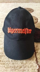 Baseballmütze Kappe Jägermeister Erwachsene schwarz Schriftzug Logo bestickt verstellbar - Bild 1 von 5