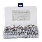 250 Pcs Wire Rope Crimping Tool Crimp Sleeves Thimble Wire Cable Ferrule Kit