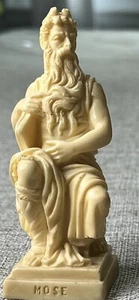 Figurine Statue Moses by Michel Angelo Buonarotti Religion Spirituality - Picture 1 of 10