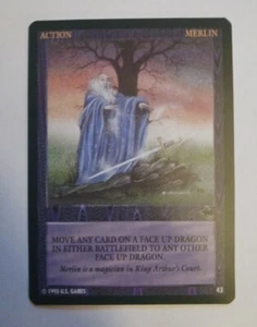 Wyvern Merlin #43 Action Phoenix Edition Card Ccg - Picture 1 of 2