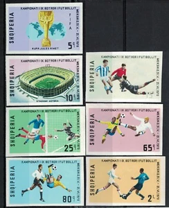Albania 1970 _ Football World Cup - Mexico _ Full set B - MNH ** - Foto 1 di 1