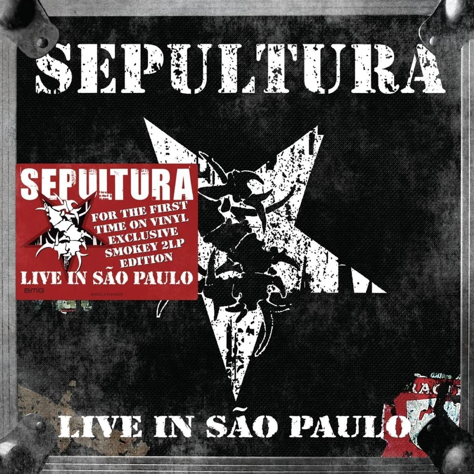 Sepultura - Live in São Paulo (BMG) Smokey 2LP Vinyl 12" Album - Image 1 of 1
