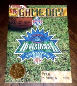 Game Day Green Bay Packers vs Tampa Bay Buccaneers 1997-1998 Playoffs Program - Picture 1 of 3