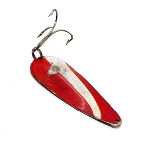 Gypsy King No 1  Spoon Vintage Fishing Lure Red White Treblehook 3 in Classic - Imagen 1 de 6