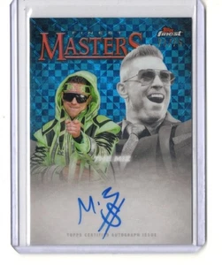 2025 Topps Finest WWE The Miz Masters BLUE CHECKERBOARD REFRACTOR AUTO 73/75 - Picture 1 of 1