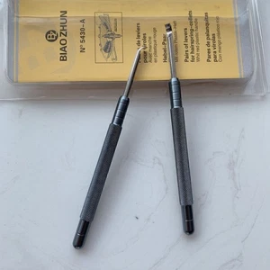 1Pair Watchmaker Repair Tool Watch Hand Remover Delicate Tool Levers Flat Blade - Picture 1 of 7