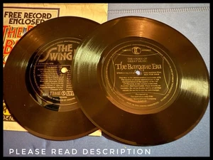 Time Life: The Swing Era & Baroque Era 7" Flexi Thin Vinyl Promo Records USED - Picture 1 of 10