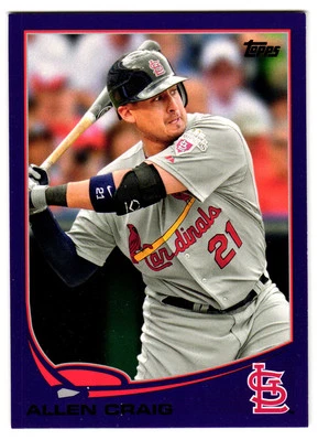 2013 Topps #321 Allen Craig Purple - Image 1 of 2
