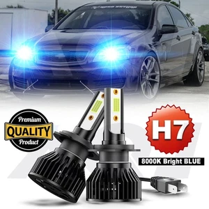 For Chevrolet Caprice 2011-2017 H7 LED Headlight Bulb Kit High Beam 8000K Blue - Picture 1 of 11