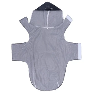Reflective Hooded Pet Dog Raincoats Big Dogs Waterproof Clothes Dog Raincoat - Picture 1 of 12
