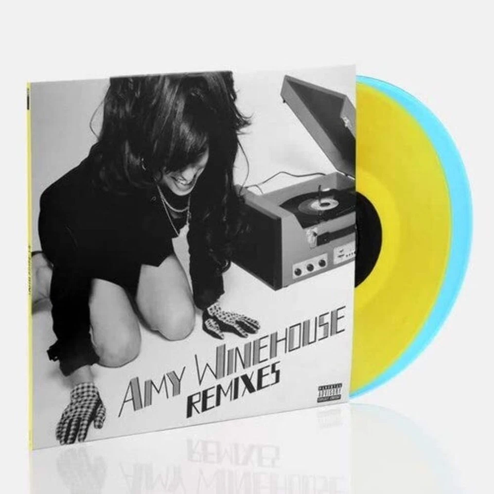 AMY WINEHOUSE Remixes (Yellow & Blue Vinyl) New Vinyl 2 LP RSD 2021 - Image 1 of 1