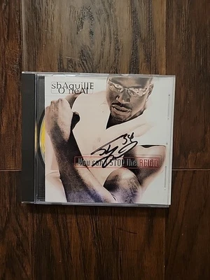 SIGNED Autograph You Can't STOP the REIGN by Shaquille O'Neal CD Nov 1996 SC - Image 1 of 2