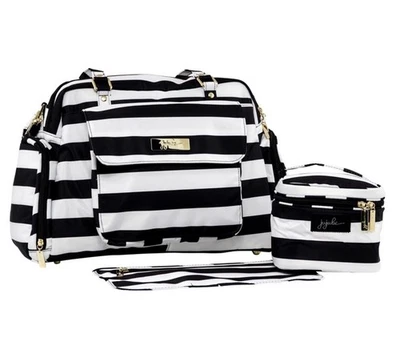 JuJuBe Be Pumped Breast Pump Diaper Baby Bag with Mini Tote Bag The First Lady - Image 1 of 4