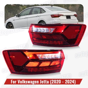 For 2020-2024 Volkswagen Jetta Pair LED Rear Tail Light Lamp US Outer - Picture 1 of 10