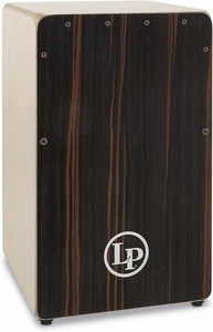 LP Cajon Drum w/ Adjustabe Snare/Strings European Birch & Artply, Rare Ebony - Picture 1 of 6