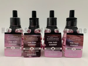 Bath & Body Works Pink Fairy Gumdrop Limited Tree Wallflower Bulbs S/4 #3006P - Picture 1 of 1