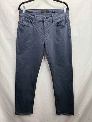 Lucky Brand 363 Straight Leg Pants Men's 32x32 Navy Blue Stretch Zip Fly - Image 1 of 4
