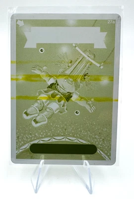 TINA Trapeze 27a Yellow 1/1 Printing Plate Garbage Pail Kids Brand New Series 1 - Image 1 of 4