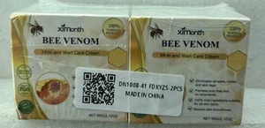 Confezione da 2 CREME Ximonth Bee Venom CREMA per la cura delle verruche e talpe scadenza 2027 - Foto 1 di 2