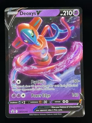 Deoxys V-Pokémon-SWSH: Sword & Shield Promo Cards-Holo-SWSH266 - Image 1 of 2