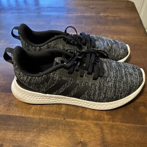 Adidas Cloudfoam Pure Core Black Men’s Size 11 - Picture 1 of 7