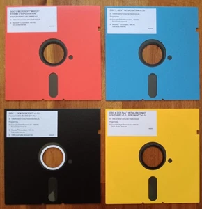 AMSTRAD PC 1512 1640 3.2 DOS DISQUETTES SYSTEME EN FRANÇAIS (FRENCH RESTORE) - Afbeelding 1 van 6
