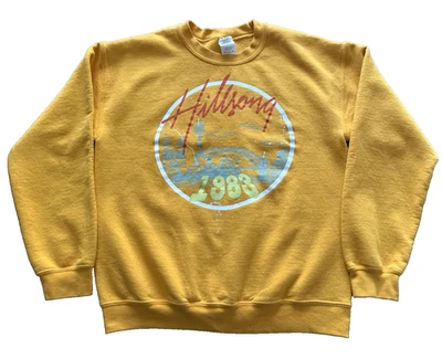 Hillsong United Sudadera Pullover Talla S Australia Amarillo Jesús Música Cristiana Foto 1 de 4