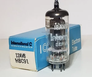 1 x Super Nice IC Servicemaster 12AV6 HBC90 NOS NIB Tube Amplitrex 108%E 100%GM - Picture 1 of 7