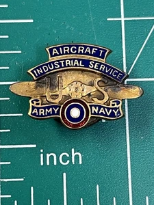 WWII Aircraft Industrial Service Worker Screw Back Pin - Picture 1 of 4