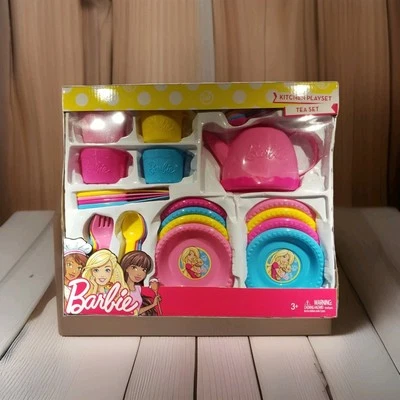 Mattel, Inc. Mattel Barbie Juego de Cocina - Juego de Té Platos de Juguete Nuevo en Paquete  Foto 1 de 2