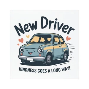 Nuovo magnete auto conducente - la gentilezza fa molta strada, decorazione auto carina, nuovo  - Foto 1 di 5