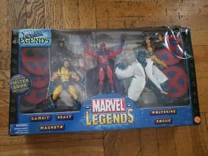 MARVEL LEGENDS X-MEN  Action Figure 5-Pack Gambit Wolverine Magneto Rogue Beast - Picture 1 of 12