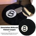 AntiSlip Soft Chair Pad with 8Ball Billiards Design for Comfort and Style