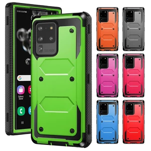 Dual Layer Rugged Hard Phone Case Cover für Samsung Galaxy S20/S20+/S20 Ultra/FE - Bild 1 von 54