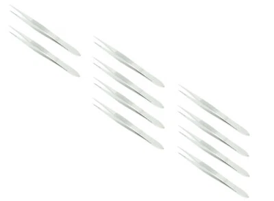 10 pinzas astilladoras de acero inoxidable punta fina instrumento quirúrgico de 4,5" Foto 1 de 2