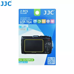 JJC 2PCS Camera LCD Screen Protector Film for OLYMPUS Tough TG-7 TG-5 TG-4 TG-3 - Picture 1 of 12