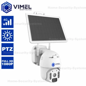 Farm Security Camera 4G Solar Panel PIR Sensor PTZ Construction Site - Picture 1 of 12